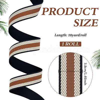 Полиэстер Grosgrain ленты&nbsp;OCOR-WH0105-091B-1