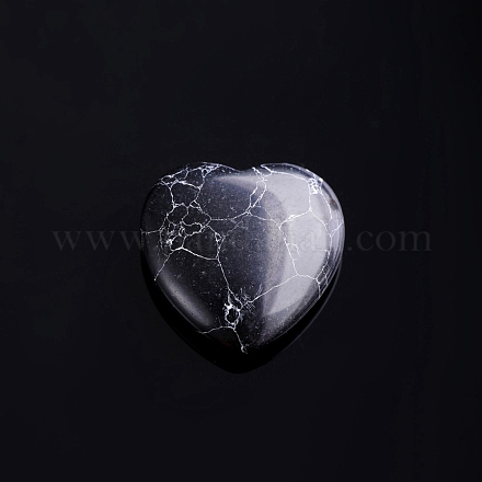 Синтетический бирюзовый камень в форме сердца любви&nbsp;LS-PW-WG32553-04-1