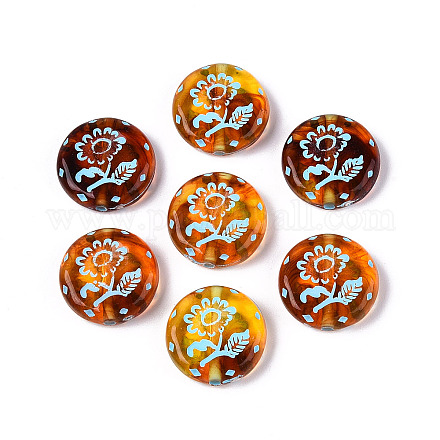 Окрашенные прозрачные акриловые бусины&nbsp;OACR-T029-03L-1