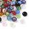 Glass European Beads, Large Hole Beads, Faceted, Rondelle, Mixed Color, 11.5x5.5~7.5mm, Hole: 5.5~6mm