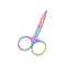 Stainless Steel Manicure Scissors, Eyebrow Scissor, Eyebrow Trimmer Eyebrow, Rainbow Color, 85x45x3mm