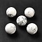 Natural Howlite Beads, No Hole/Undrilled, Round, 25~25.5mm