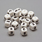 Food Grade Eco-Friendly Silicone Beads, Horizontal Hole, DIY Necklaces Making, Letter Style, Cube, White, 12x12x12mm, Hole: 2mm