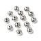 Tarnish Resistant 304 Stainless Steel Solid Beads, Round, Stainless Steel Color, 8mm, Hole: 1.5mm