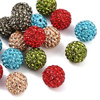 Бусины с класс А стразами&nbsp;RB-B027-30