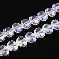 Гальванизируйте прозрачное стекло бисер нитей&nbsp;EGLA-B012-AB10