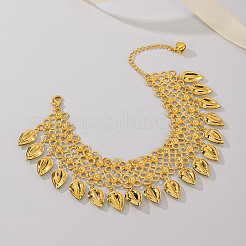 Рамадан и Ид Мубарак латунные подвески в виде листьев на лодыжку для женщин праздничные украшения для вечеринок&nbsp;XL7128