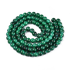 Строковые стеклянные бусины в нитях&nbsp;GLAD-S074-8mm-B74