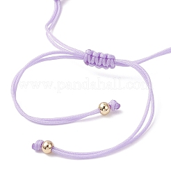 Браслеты из цветочных стеклянных бусин и натурального агата&nbsp;BJEW-MZ00222-02