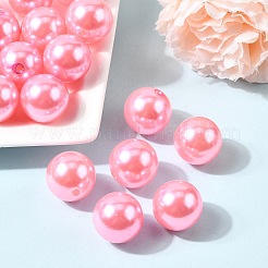 Абс пластмасса имитация жемчужина круглые бусины&nbsp;SACR-S074-20mm-A75