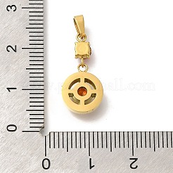 Ионное покрытие (ip) 304 нержавеющая сталь микропаве кубический цирконий подвески&nbsp;STAS-H228-03G-03