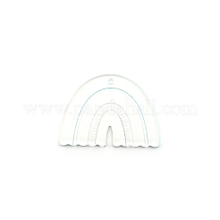 Непрозрачные печатные акриловые подвески&nbsp;MACR-CJC0003-11