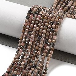 Аргентинские бусины из натурального родонита&nbsp;G-G140-A01-02