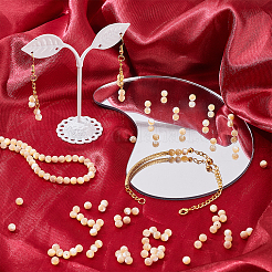 Нити бусин из натуральных трохоидных/трохус ракушек&nbsp;SSHEL-NB0001-34