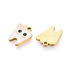 Подвески из нержавеющей стали 304 с эмалью&nbsp;STAS-T074-06G