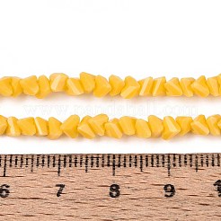 Непрозрачное стекло бисер нитей&nbsp;GLAA-N019-4mm-22