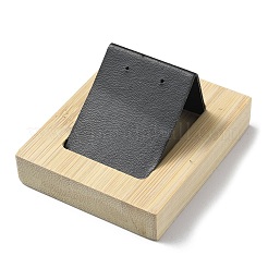 Прямоугольные деревянные подставки для сережек&nbsp;EDIS-R027-03B