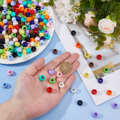 300 шт. Непрозрачные акриловые бусины&nbsp;SACR-DC0001-18