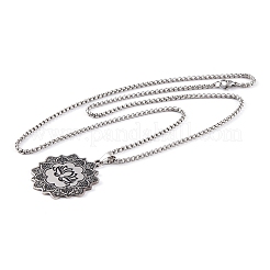 Ожерелья с подвесками из нержавеющей стали Lotus 201&nbsp;LS-NJEW-F320-04P