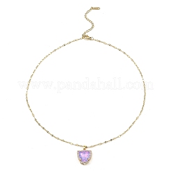 Ожерелья с подвеской в форме головы тигра&nbsp;NJEW-E105-18KCG-02