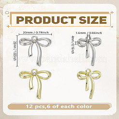 Подвески из сплава 12шт 2 цветов&nbsp;FIND-LP0006-72