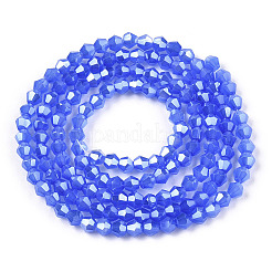 Имитация нефрита гальванических бисер пряди&nbsp;EGLA-A039-J2mm-A04