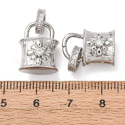 Латунные микро проложить кубического циркония подвески&nbsp;KK-A279-23P