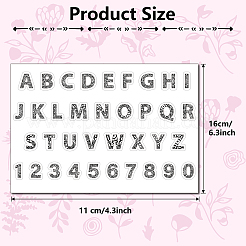 Изготовленные на заказ пластиковые прозрачные штампы из ПВХ&nbsp;DIY-WH0439-0078