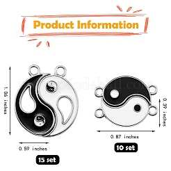 10 комплект соединителей из сплава эмали и 15 комплекта разъемных подвесок&nbsp;ENAM-SZ0002-42