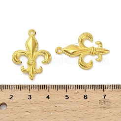 Подвески из сплава с символом лилии&nbsp;PALLOY-E776-01G-01