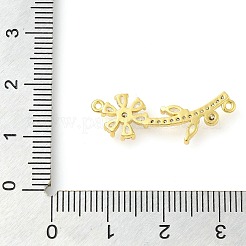 Цветок жизни стойка покрытие латунь микропаве кубический цирконий соединения&nbsp;KK-S396-25