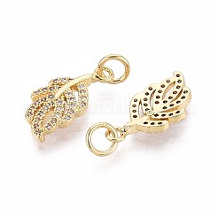 Латунные микро проложить кубического циркония подвески&nbsp;KK-T071-132G