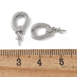 Латунные микропроволочные кубические циркониевые подвески&nbsp;KK-D324-21P