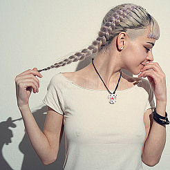 20шт ручной работы бусины лэмпворк&nbsp;LAMP-GO0001-20