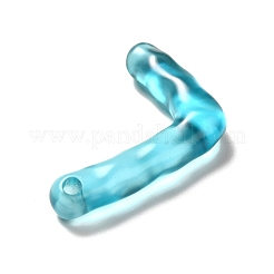 Подвески с алфавитом из прозрачной смолы&nbsp;RESI-C028-02L