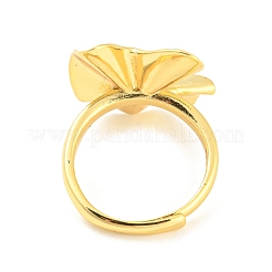 Латунное поворотное плоское круглое регулируемое кольцо&nbsp;RJEW-Q781-11G