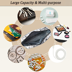 2 шт. 2 стиля косметички из искусственной кожи на молнии&nbsp;AJEW-CN0003-42B