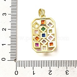 Стойки обшивки латунь микро проложить Циркон подвеску&nbsp;KK-M309-06G