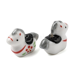 Фарфоровые бусины ручной работы&nbsp;PORC-G015-02B