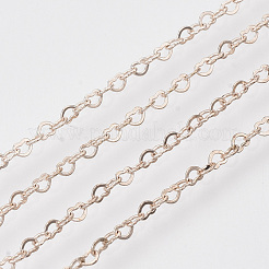 3.28 фут паяных латунных сердечных цепей&nbsp;X-CHC-T008-03RG