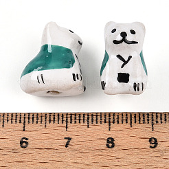 Фарфоровые бусины ручной работы&nbsp;PORC-N009-09B