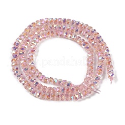 Стеклянные бусины с гальваническим покрытием &nbsp;LS-GLAA-Q105-03B