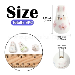 8шт 4 цвета фарфоровые бусины ручной работы&nbsp;PORC-YW0001-38