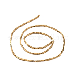 Гальванические немагнитная синтетический гематит бисер пряди&nbsp;G-G862-03I