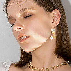 18 шт. латунные крючки для сережек из прозрачного кубического циркония&nbsp;EJEW-CA0001-03