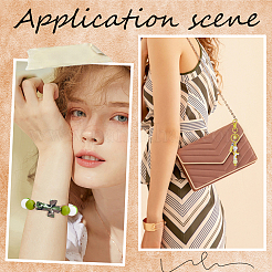 12шт 12 цвета крест силиконовые фокусные бусины&nbsp;SIL-SC0002-90