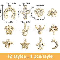 Подвески из сплава с покрытием в стойку&nbsp;FIND-CA0007-29