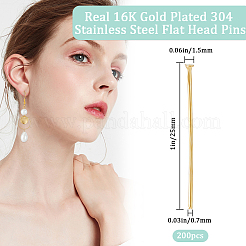 Штифты с плоской головкой из нержавеющей стали 304&nbsp;STAS-BBC0004-37F