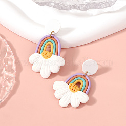 Серьги-гвоздики из полимерной глины&nbsp;FS-WG2D94C-01