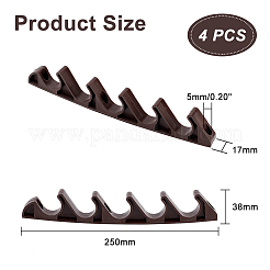 Пластиковые крючки вешалки&nbsp;LS-AJEW-WH0248-129A